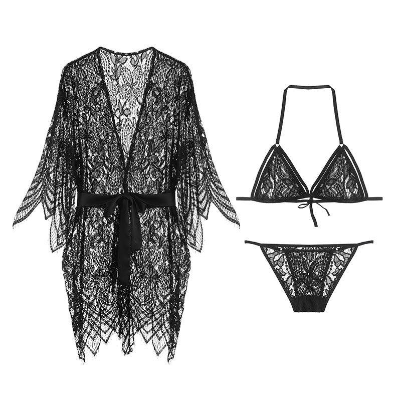 Gorgeous Wine Red In Stock Sexy Lace Transparent Bohemian Style Women's Camisole Lingerie Nightdress Sleepwear080